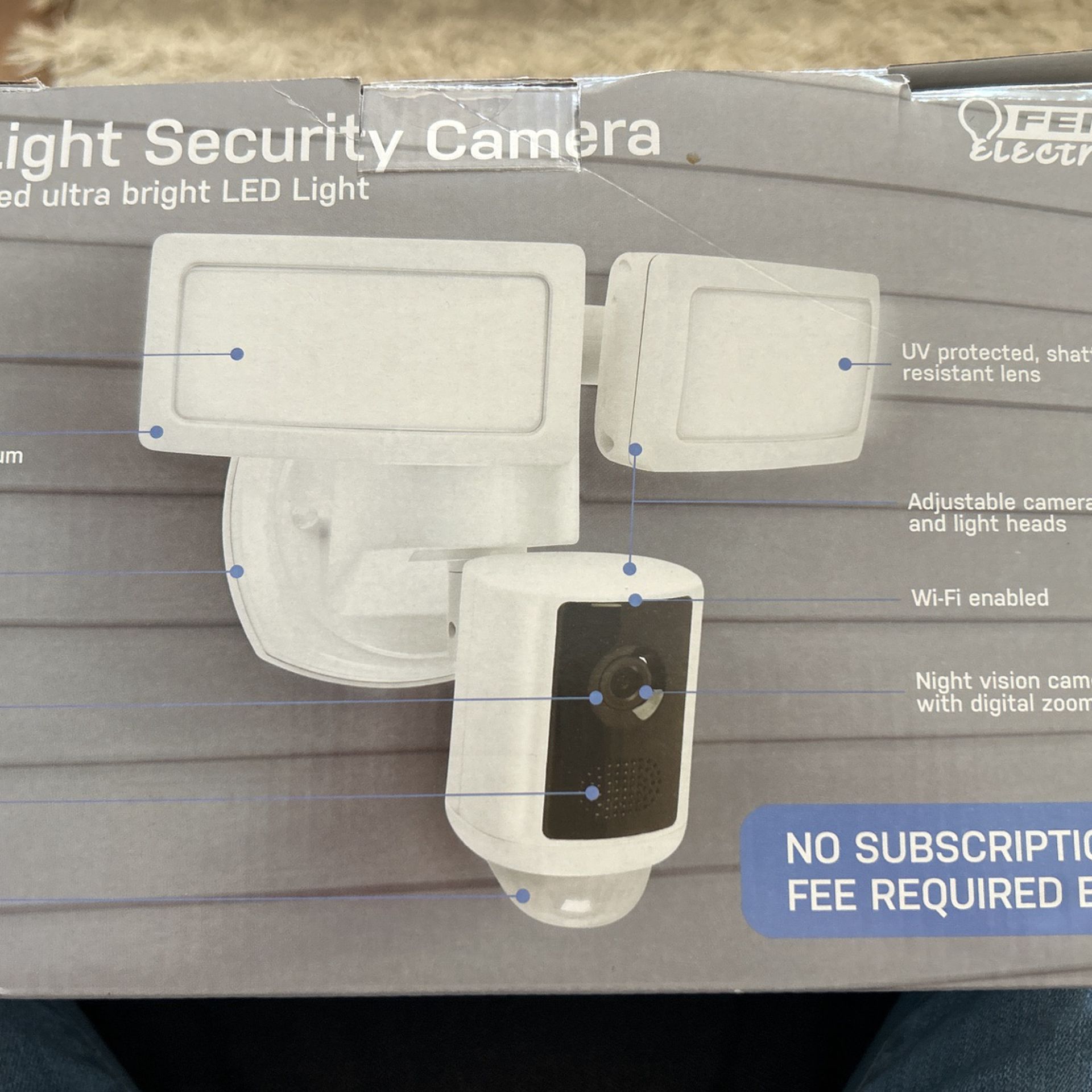Flood Light Security Camera (selling 3, $85 Each)
