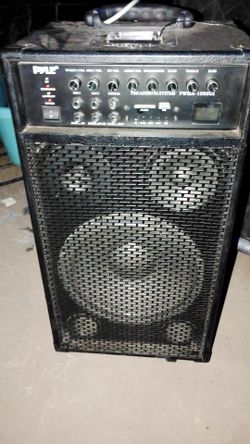 Pyle Pro PWMA860I 500W VHF Wireless Battery Powered PA System W/ iPod Dock