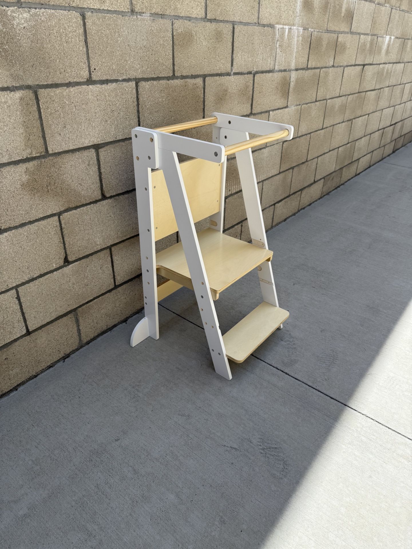 NEW Foldable Toddler Step Stool w/Chalkboard, Safety Rail, and Standing Tower for Kids **5 Available, $50 Each**