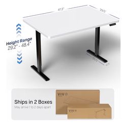Height Adjustable Standing Or Sitting Desk