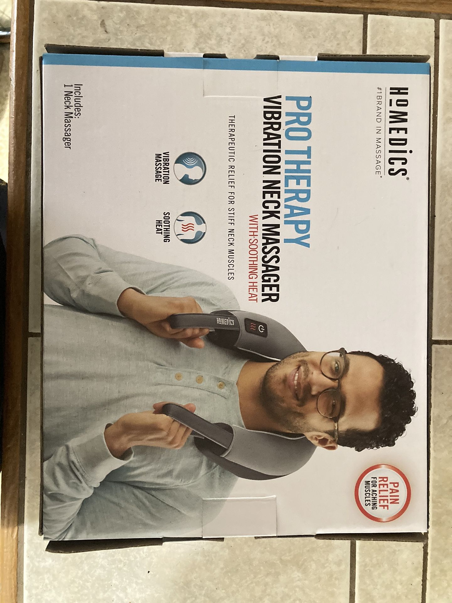 Homedics Pro Therapy Vibration Neck Massager with Soothing Heat