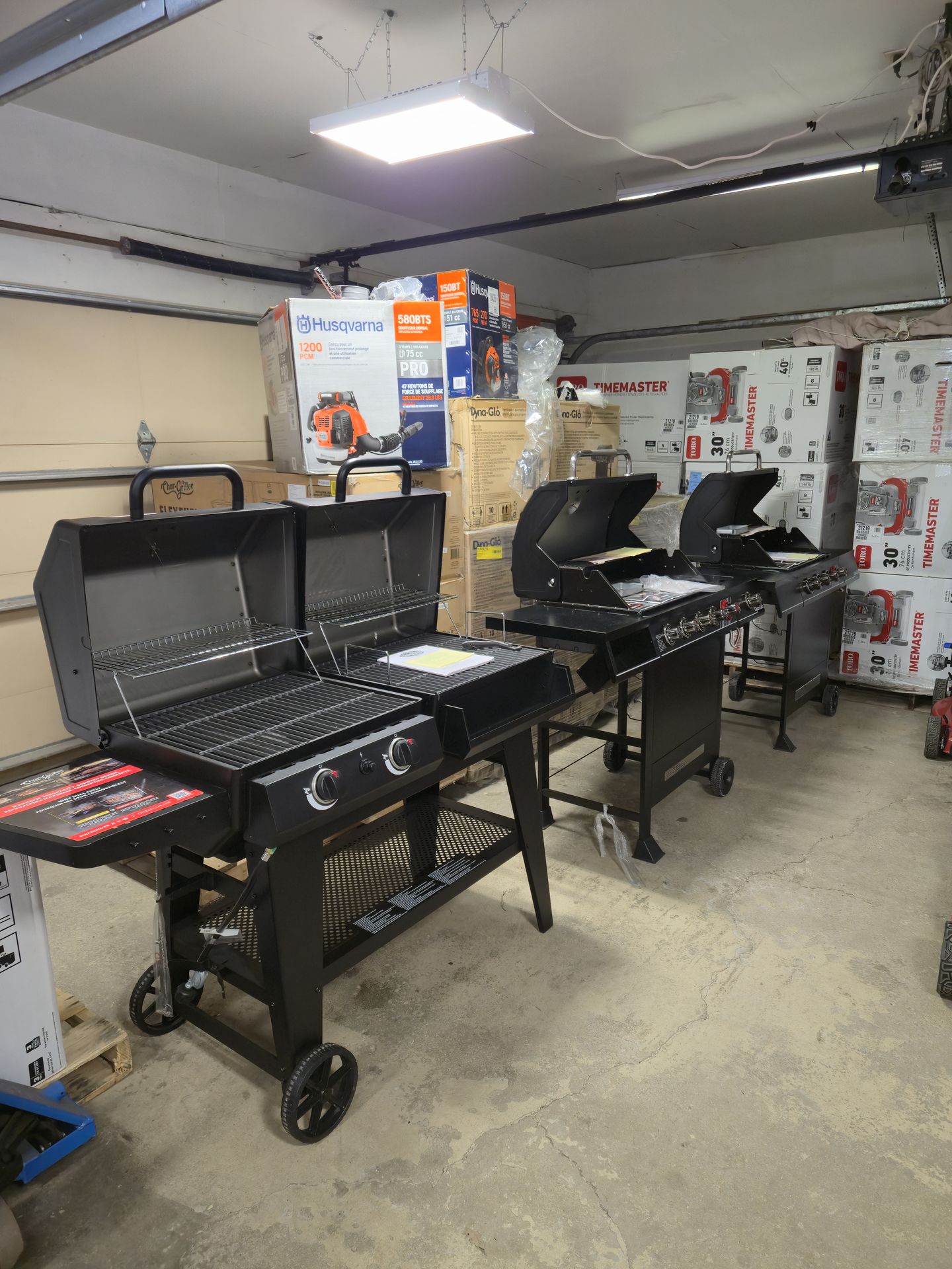 New Propane Grills
4 Burner $249
5 Burner $299
Dual flex $375