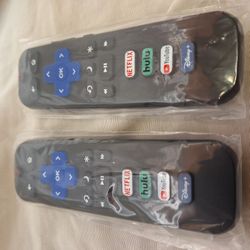 DISNEY+ ROKU TV REMOTE SET OF 2... NEW