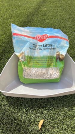 Small critter potty for rabbit, ferrets or other small animals