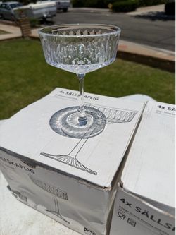 Set of 6 ikea cocktail glasses, used once