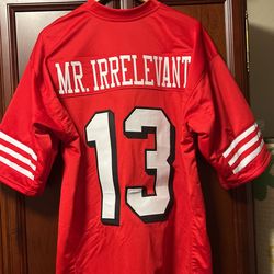 NFL SF 49er Brock Purdy “Mr Relevant” #13 Red Jersey 