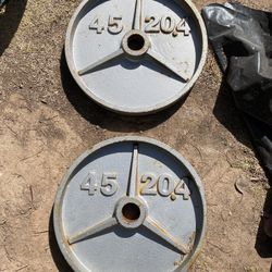 45lb Olympic Weight Plate Set 