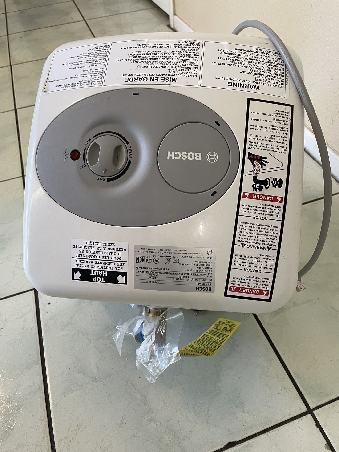 BOSCH Electric Mini-Tank Water