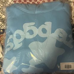 Dusty Blue OG V2 Sp5der hoodie