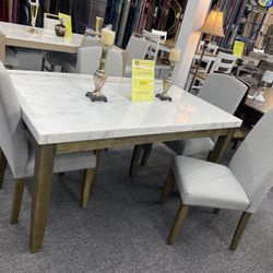 5 Pc Dinning Table $999