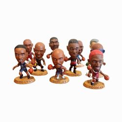(1996) Collectors Edition: NBA Figurines (10 Total)