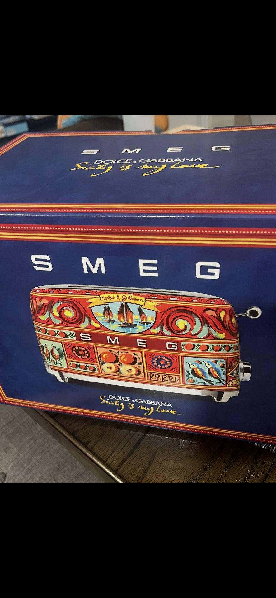 SMEG Dolce And Gabbana Toaster New