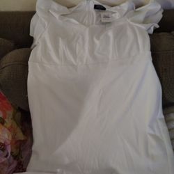 Women's White Kasper Dress XL