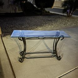 Glass Top Entry/couch Table