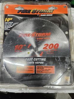 Black & Decker Firestorm 10" Table/Miter Saw Blade.