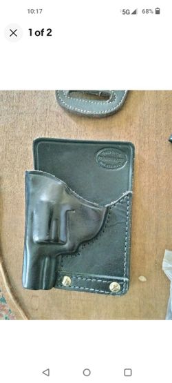 Gun Holster . Pocket Revolver.