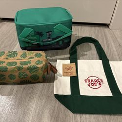 Trader Joe’s Green Mini Canvas, Mini Insulated & Pouch Bags- $40 (Gilbert)