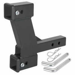2” Trailer Hitch Riser 8” Drop/Rise Dual Receiver Tow Extender 10000lb