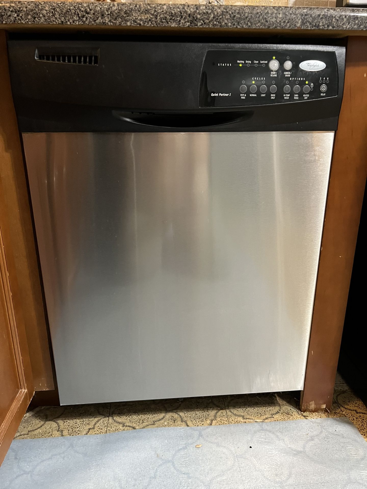 Stainless Steel Whirlpool Dishwasher