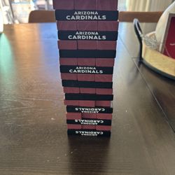 Arizona Cardinals table top stackers Jenga