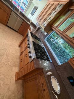 Gas top stove