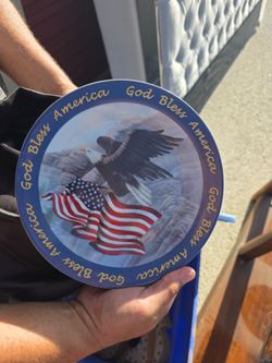 America plates set of 3