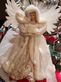 VINTAGE Angel Christmas Topper