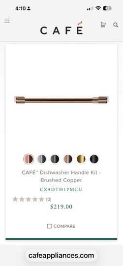 Cafe dishwasher handle