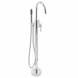 1- Handle Freestanding Floor Mount Roman  Tub Faucet Bathtub Filler 
