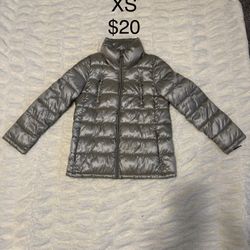 Grey Calvin Klein Jacket-Size XS