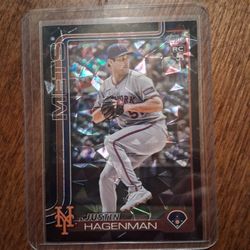 2025 Topps Update Justin Hageman Black Diamante /10 