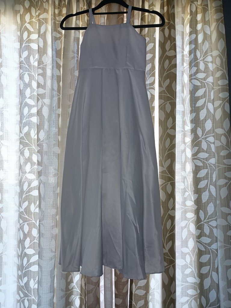 White Dress With Shawl 