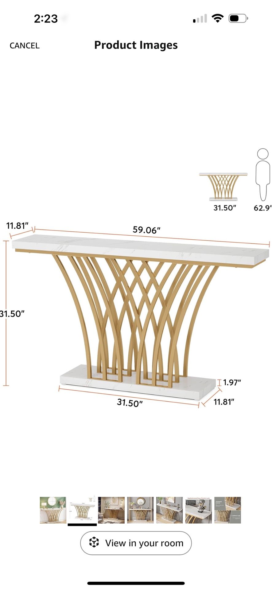 Modern Console Table