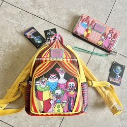 Killer Klowns From Outer Space Loungefly Bag And Wallet Set