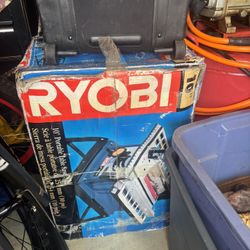 RYOBI 10inch PORTABLE TABLE SAW NEW IN BOX