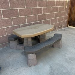 Kid Picnic Table Outdoor