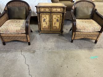 Whicker Rattan Chairs