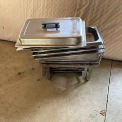 3 Chafing Dishes 