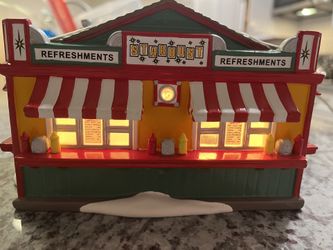 Department 56 The Original Snow Village Stardust Refreshment Stand - Rare - Great Shape 