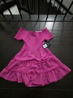 Pink dress Size S (6-7)