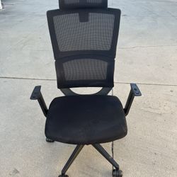 Adjustable Office Chair with Rollers