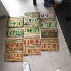 Old NC Plates