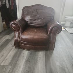 Genuine Leather Couch From Ashley