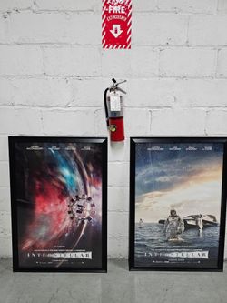 $80 Pair. NOT SELLING SEPARATELY. Miami 33130 Framed Interstellar movie posters.

Framed Interstellar movie posters come in a set of two. 

Each poste