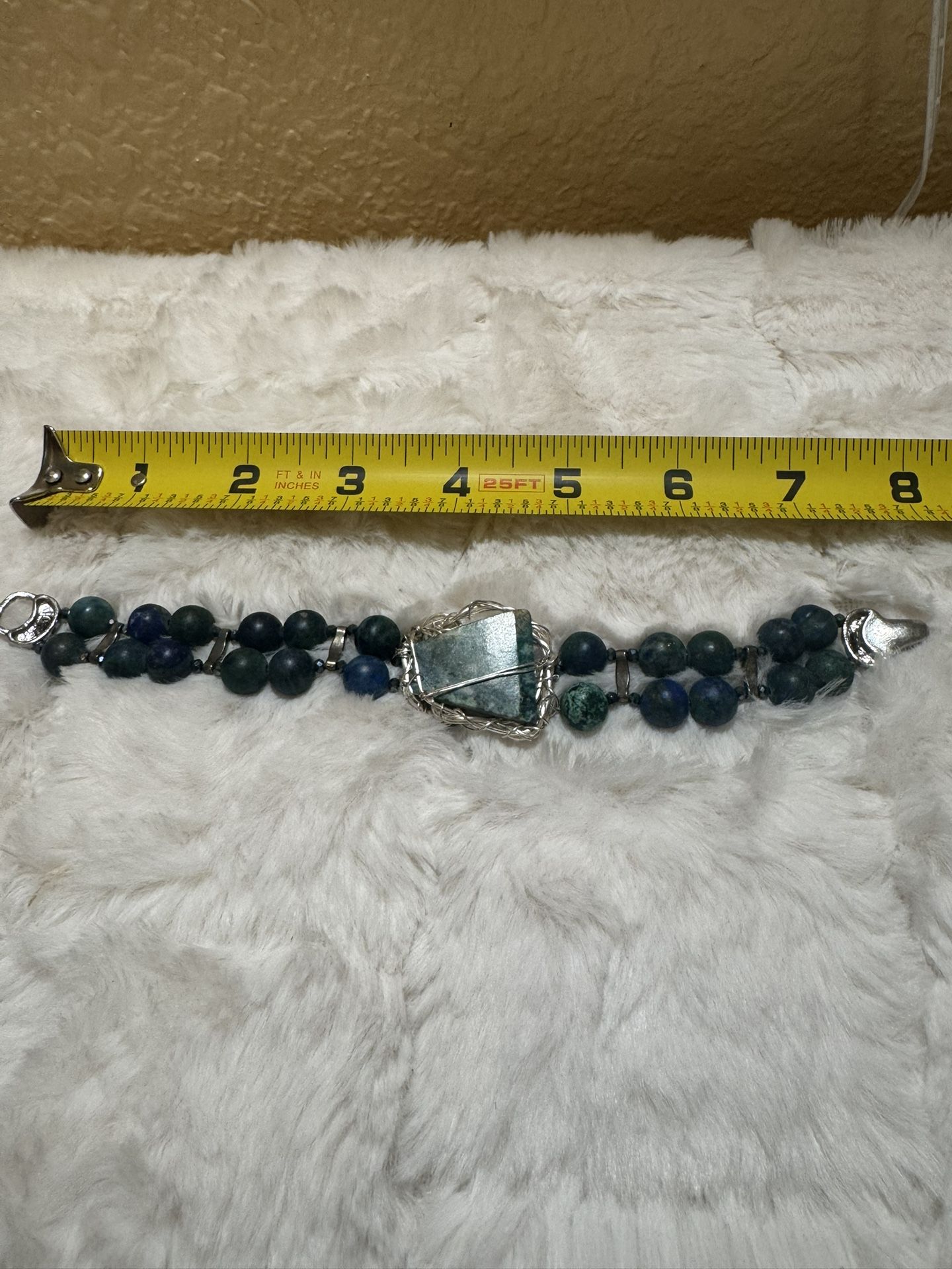 Vintage Turquoise Bracelet With Magnetic Clasp