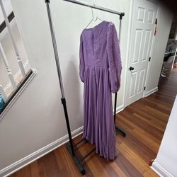 Women's V Neck Bridesmaid Dresses for Wedding Long Chiffon Pleated Formal Dress Evening Gowns