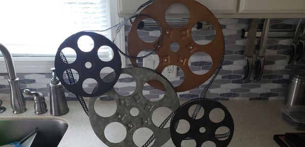 Metal Movie Reel Wall Decor For Sale In Bristol Ct Offerup