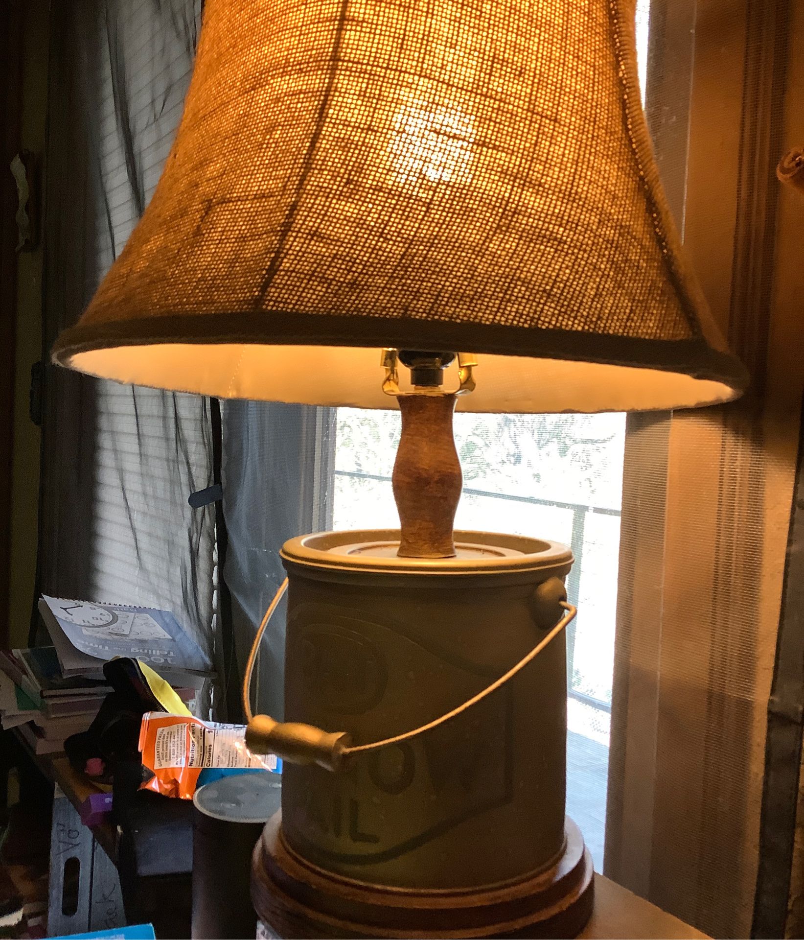 Antique table lamp