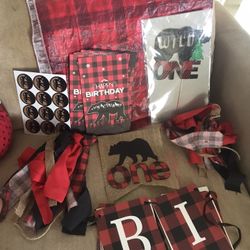 Lumberjack Party Decoration