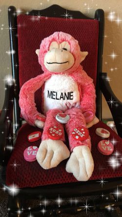 Valentine’s Day plush Monkey